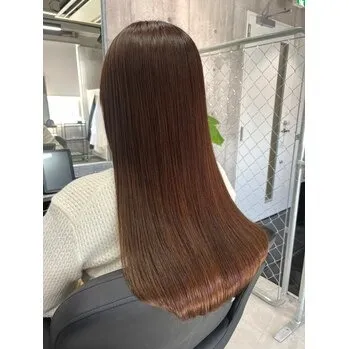 艶ストレート×chocolate brown